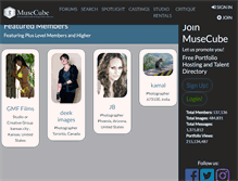 Tablet Screenshot of musecube.com